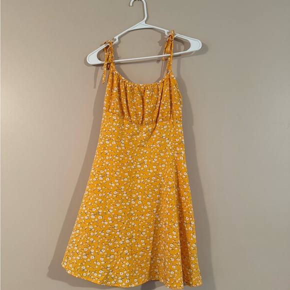 SHEIN Dresses & Skirts - SHEIN Mustard Floral Dress